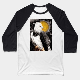 Harpy eagle Watercolor at night sky Baseball T-Shirt